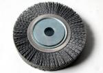 Fine Grain Industrial Nylon Wheel Brush 150 Mm Outer Diameter For Deburring
