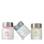 QZH ISO9001 Bird Nest Custom Printed Glass Jars Transparent Personalised 60*80mm