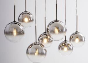 Wholesale LED Modern Diameter 20 / 25 / 30CM Glass Pendant Lamp For Bar from china suppliers