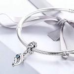 Nautical Fishing Ocean Sea Whale Charm Bead For Women For Teen Oxidized .925