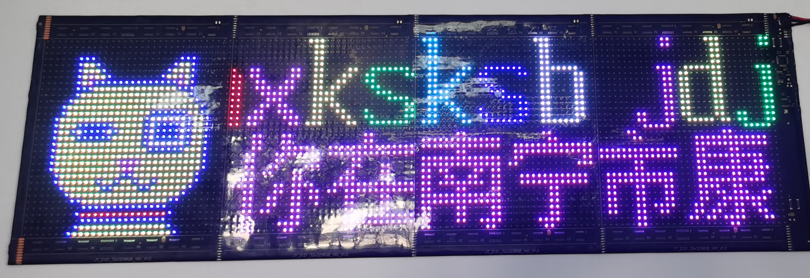 P4.75mm Flexible Led Screen Panel RGB2121 Waterproof Led Flex Screen