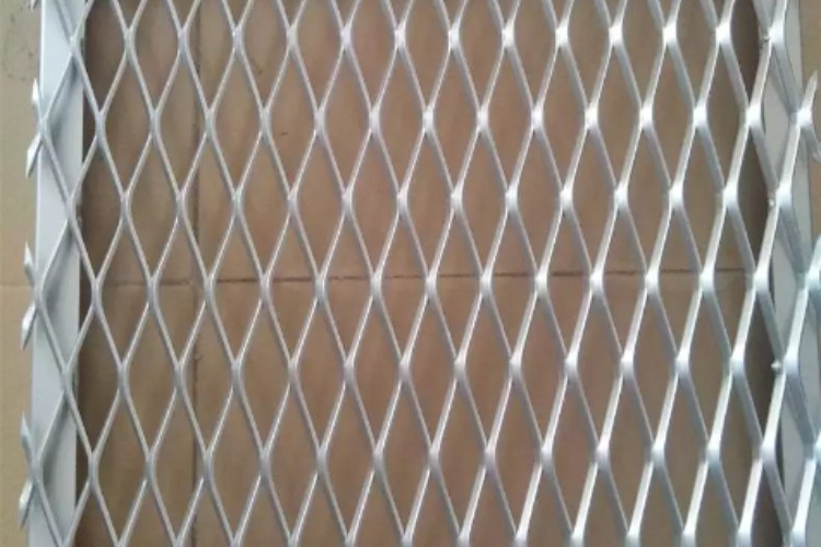 Black Expanded Metal Sheet Hexagonal Expanded Metal Lath 1m To 2m