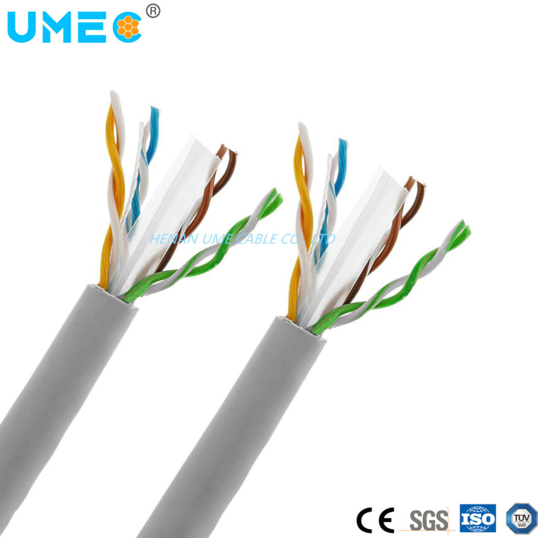 Network Cable Factory Competitive Price CAT6 UTP Braided Shielding Cable Computer Electric Soft Cable