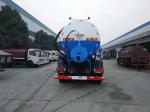 9750×2500×3970mm Howo 20 Cubic Vacuum Sewage Suction Truck Environmental
