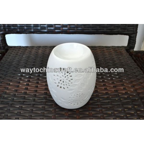 White Porcelain Electric Ceramic Oil Burner Novelty Gifts