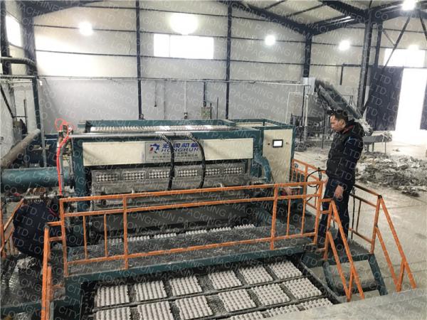 Quality Molded Pulp Egg Tray Machine Big Capacity Fully Automatic Rotary Type for sale