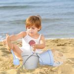 Unisex Child Summer Silicone Sea Sand Bucket Set For Beach