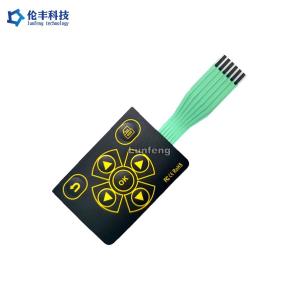 China Polyester Waterproof Membrane Switch , 3M9448 Embossing Membrane Switch on sale