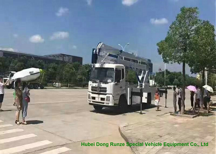 King Run 22m Truck Mounted Bucket Lift Aerial Work Platform LHD / RHD EURO 3