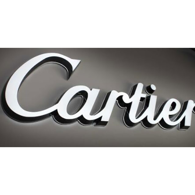 Hot sale shop 3d sign acrylic led sign front and backlit