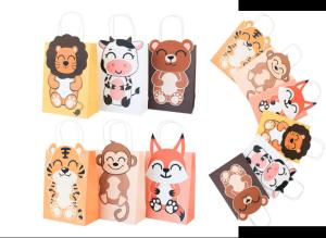 Wholesale Biodegradable Custom Cardboard Bags Animal Paper Bag 16*8*20cm from china suppliers