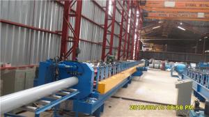 Wholesale 45# Steel Round Downspout Roll Forming Machine 40GP Container Integrated Adjustment from china suppliers