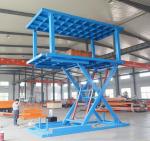 Double Deck Hydraulic Car Scissor Auto Lift For Basement Car Parking