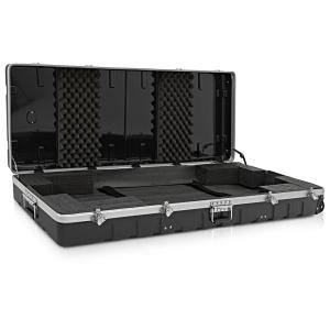 Waterproof Hard ABS 88 Key Keyboard Case With Wheels