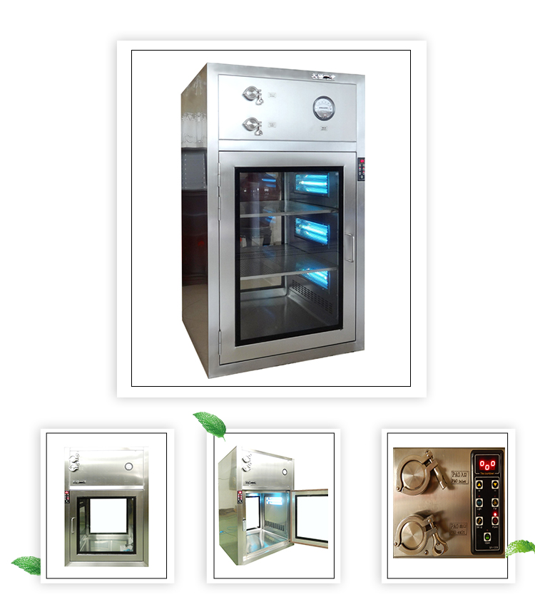 Laminar Flow GMP Clean Room Sterilization Gmp Pass Box
