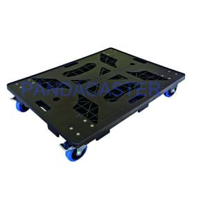 Wholesale 250KG Splicing Movable Plastic Dolly Cart Trolley With 4 Silent 4&quot; Casters from china suppliers
