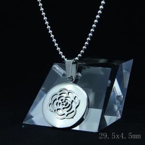 Wholesale Fashion High Quality Fashion Stainless Steel Round Shapped Necklace Pendant LPR308 from china suppliers