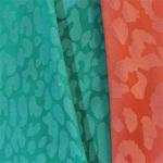 100gsm 65d Women Suit Fabric Sea Island Leopard Print Satin Fabric