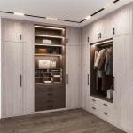 Modern LED Light Free Standing Bathroom Wardrobe Cabinet OEM ODM