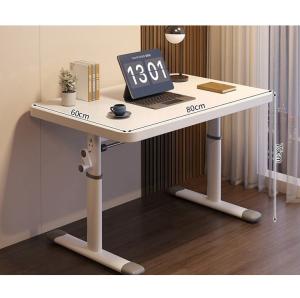 Wholesale Small Office Coffee Standing Table Mail Packing Custom White Wood Manual Standup Desk from china suppliers