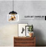Glass LED Pendant Lights Nordic Hanglamp Kitchen Restaurant Glass kids lamp(WH