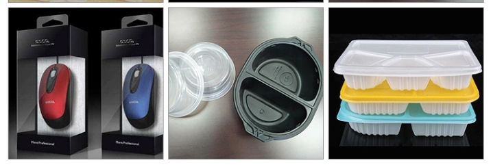 Full Servo Motor Disposable Plastic Cup Tray Thermoforming Machine