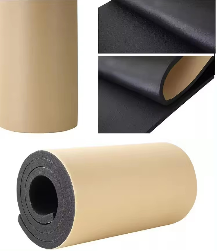 Closed Cell CR Neoprene Rubber Foam Elasticity Flexible Material For HVAC