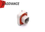 Electrical Deutsch IPD Female Waterproof Grey Automotive 6 Pin Header Connector