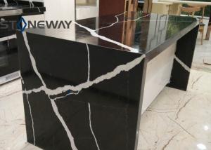 Wholesale 6mm Thickness Quartz Stone Top Heat Resistance For Kitchen Island Top from china suppliers