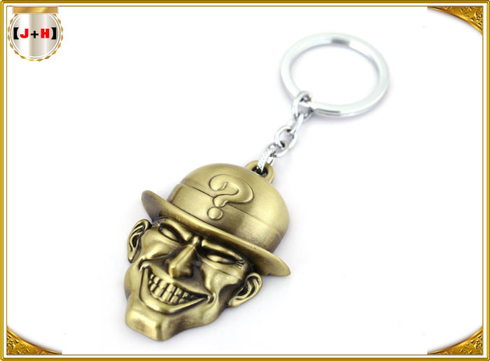 Die Casting Coloured Large Metal Key Ring Holder Game Of Thrones For Souvenir Gifts
