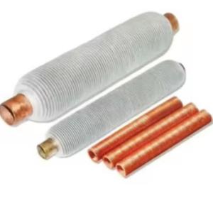 Wholesale DELLOK 1-22m Length Aluminum Fin Tube with High Light Steel Fin Tube / Min. 10mm Pin Height from china suppliers