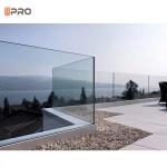 316 Railing Clamp Spigots Frameless Glass Balustrade U Channel System Swimming