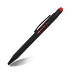 Wholesale Custom Logo Metal Touch Screen Ball Pen Soft Rubber Colorful Stylus