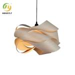Creative Wood Leather Chandelier Living Room Bedroom Inn Aisle Modern Simple