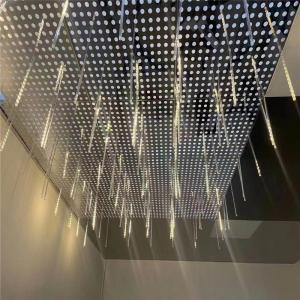 Wholesale 304 Stainless Steel Ceiling Panel Mirror Finished Concealed Perforated Ceiling Tile from china suppliers