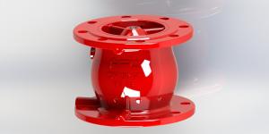 Wholesale Low Head Loss Non Slam Check Valve For Fire Fighting Anti Water Hammer from china suppliers
