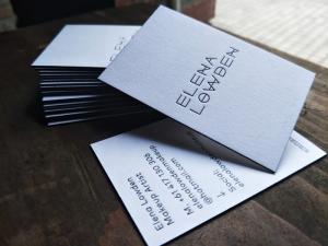 Wholesale Premium Letterpress Painted Edge Business Cards , Construction Business Cards from china suppliers