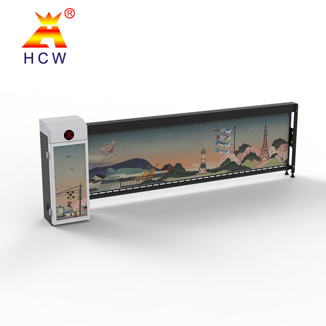 Advertising Security Boom Gate Automatic Car Park Barriers 160W