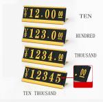 AaL-60-22 L 20 set Metal Base price tags for jewelry watches