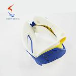 Emergency cervical collar free size blue yellow color rigid collar brace China