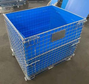 Wholesale Blue Turnover Box PP Hollow Sheet Corrugated Plastic Storage Bins from china suppliers