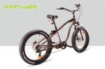 48V 500W Electric Beach Cruiser Bikes , 26" x 4.0 Fat Tire Beach Cruiser