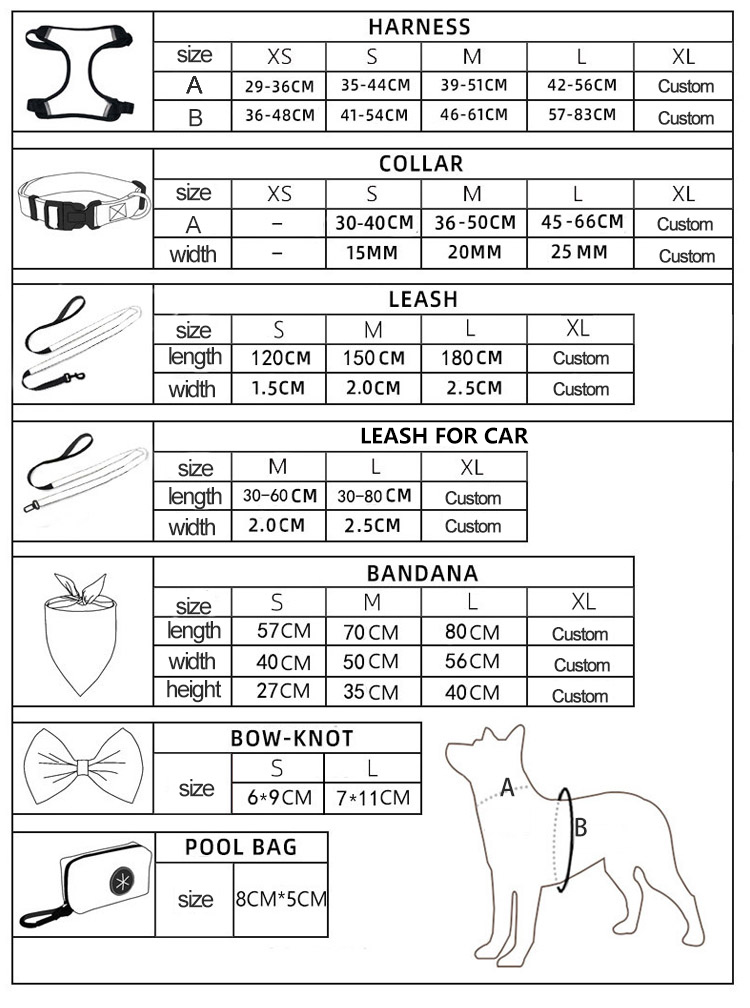 Personalized Reflective Explosion-Proof Leash for Medium and Large Dogs at Chengbei Special Dog Chest Strap