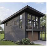 Galvanized Steel Square Tubes 2 Bedroom Outdoor Building Prefab Shipping