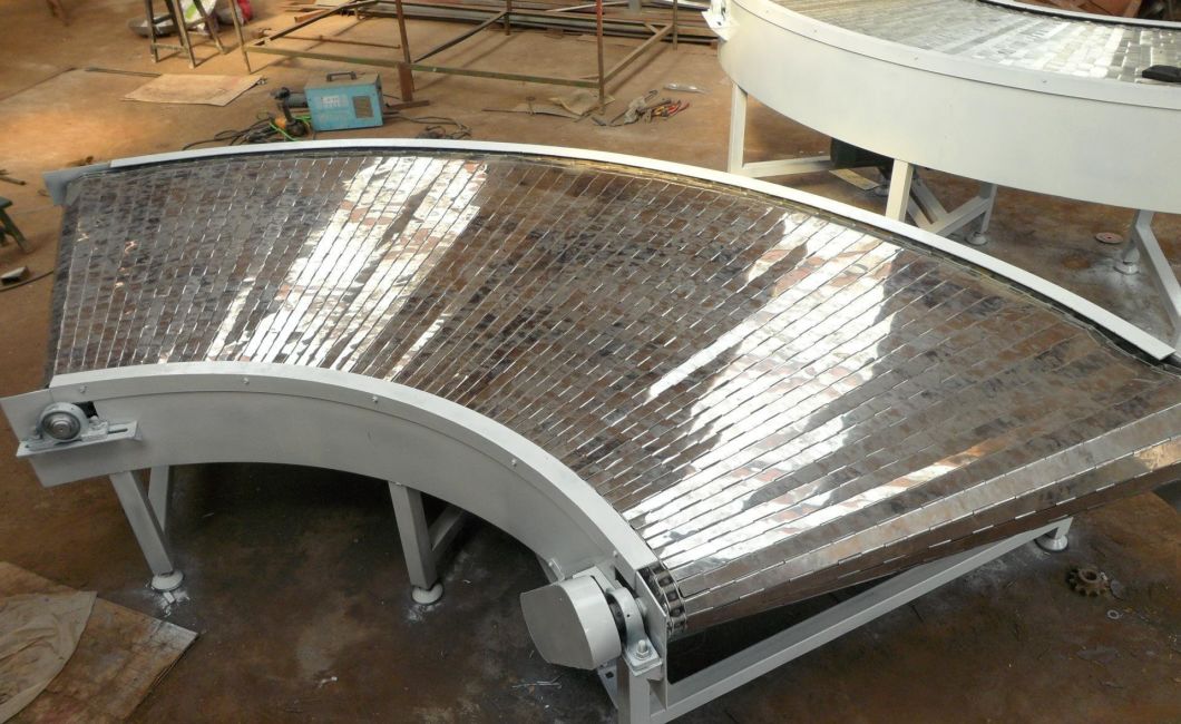 Turning Series Flat Curved Belt Conveyor Machine Convyor System
