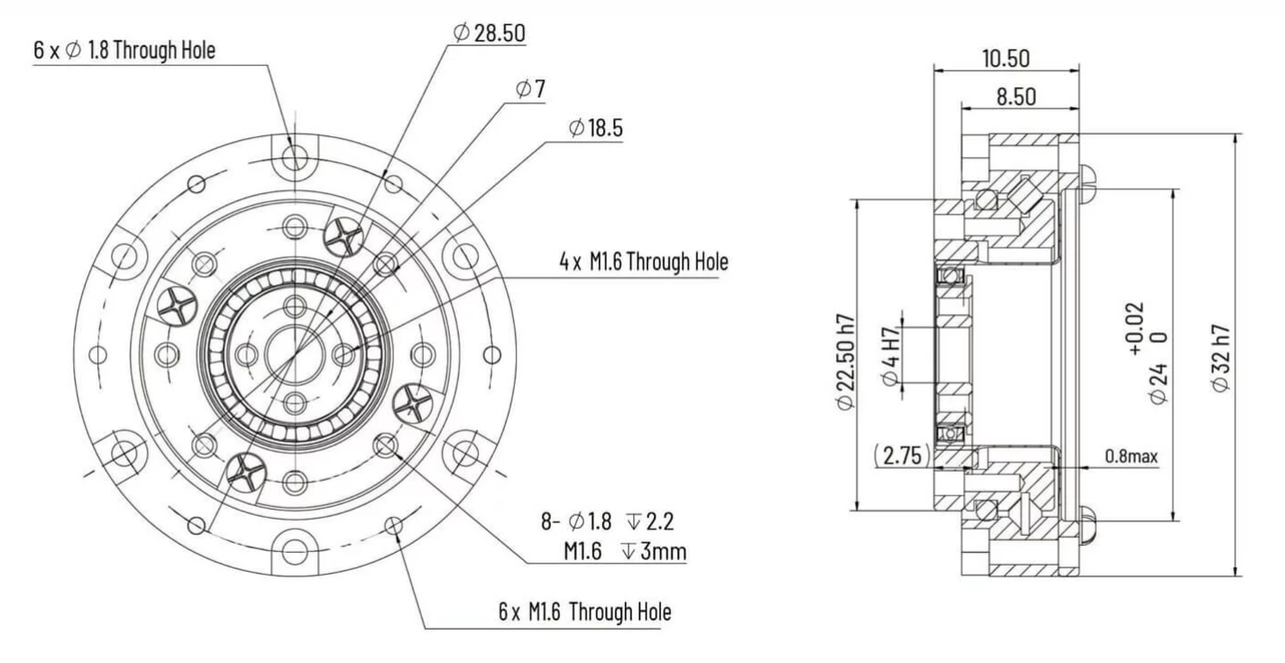 MINI HD-05 Harmonic Reducer