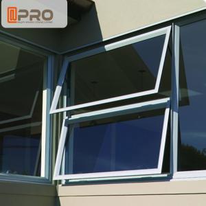 Wholesale Sound Proof Insulation Top Hung Aluminum Awning Windows / Glass Top Hung Windows aluminum window awnings for home from china suppliers