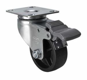 Wholesale 36225-03 Zinc Plated 2.5&quot; 70kg Plate Brake Po Caster for Heavy-Duty Equipment from china suppliers