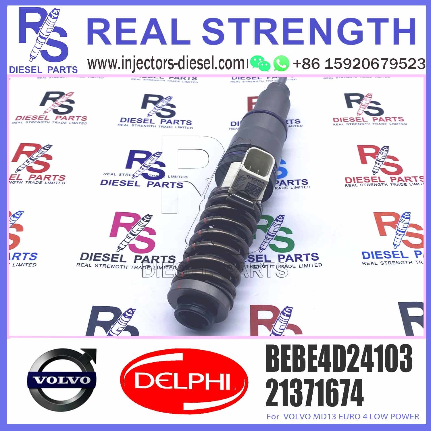 Diesel Fuel Injector 21371674 BEBE4D16003 BEBE4D08003 BEBE4D24003 BEBE4D24103 With Nozzle L194PBC