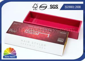 China High End Corrugated Carton Box for Hair Straighten Product , Hair Extension Packaging Box on sale